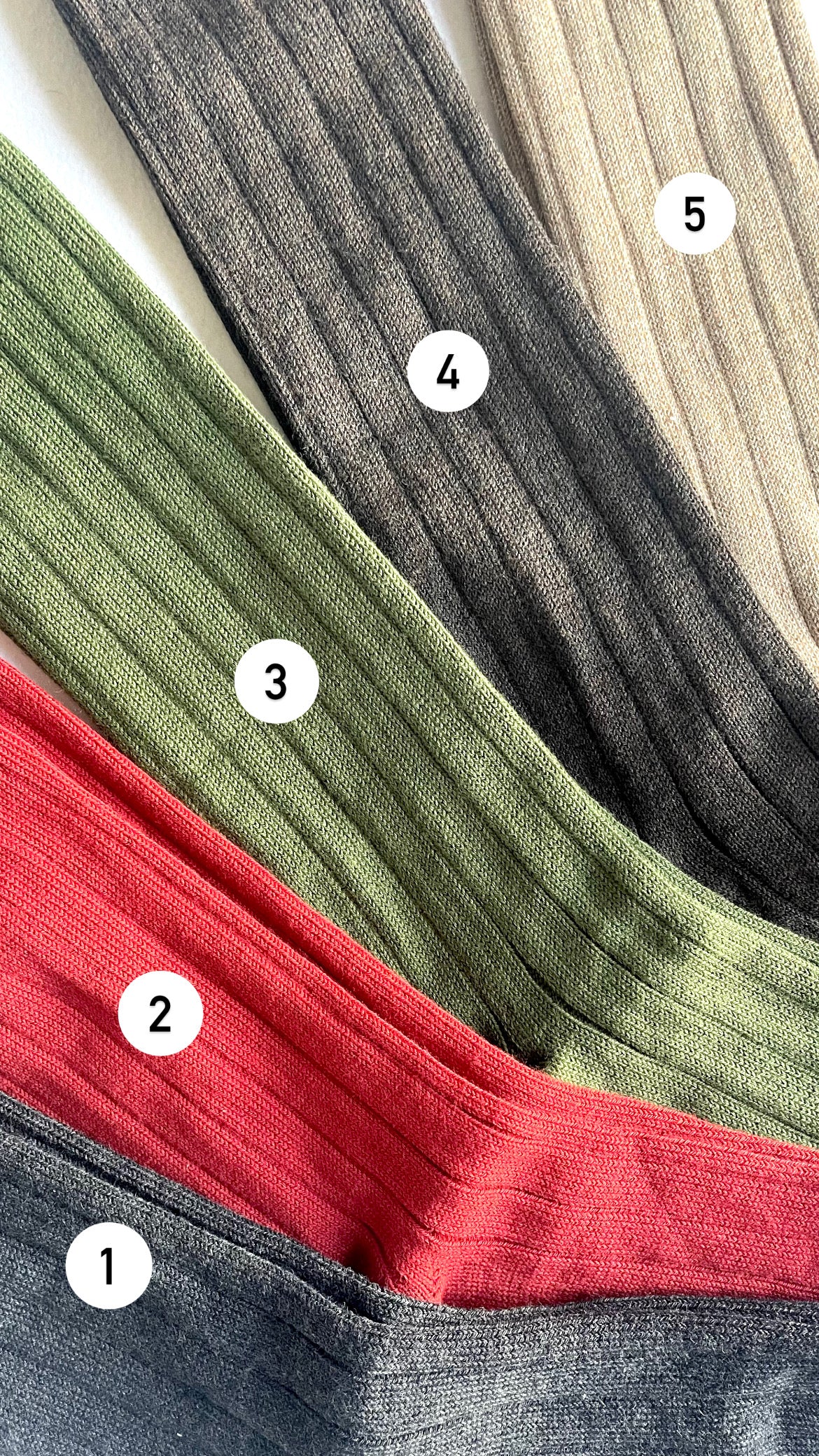 Calze donna caldo cotone tinta unita