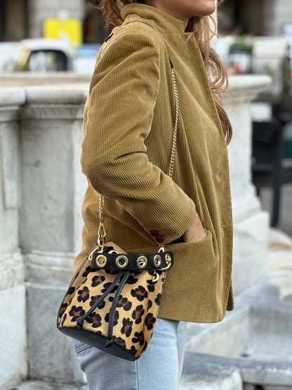 Borsa "Conni" giaguaro