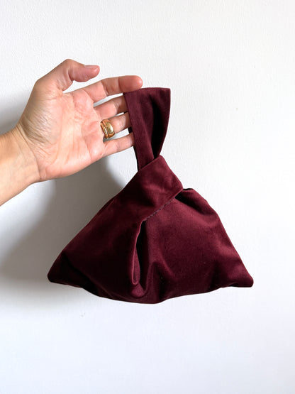 Borsa "Japanese knot" burgundy