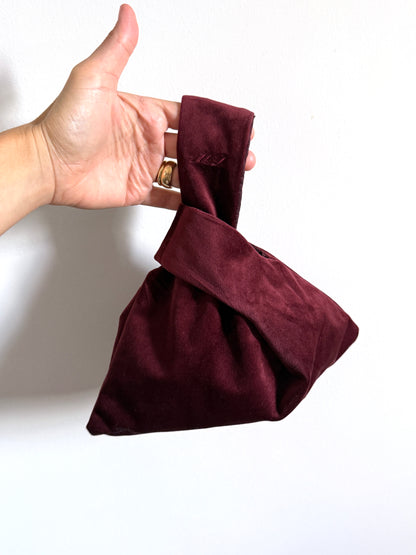 Borsa "Japanese knot" burgundy
