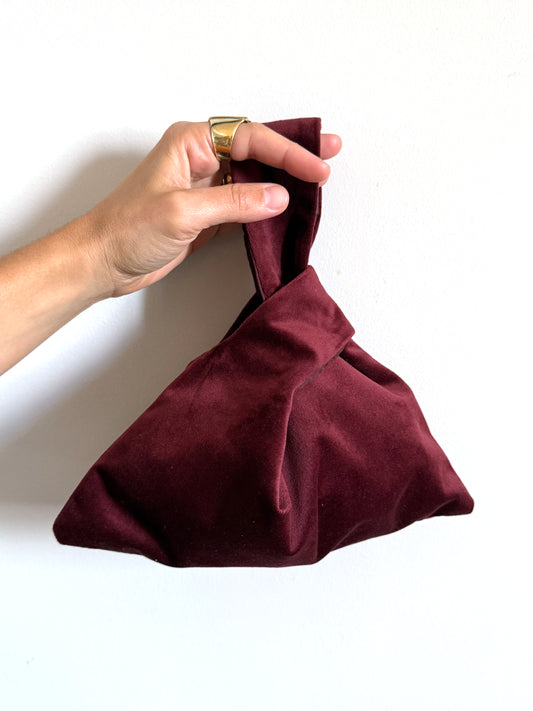 Borsa "Japanese knot" burgundy