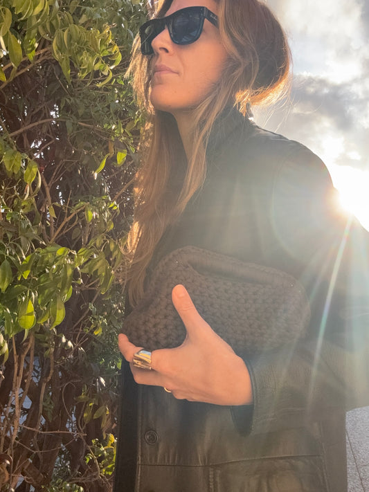 Borsa "Rossana" colore moka