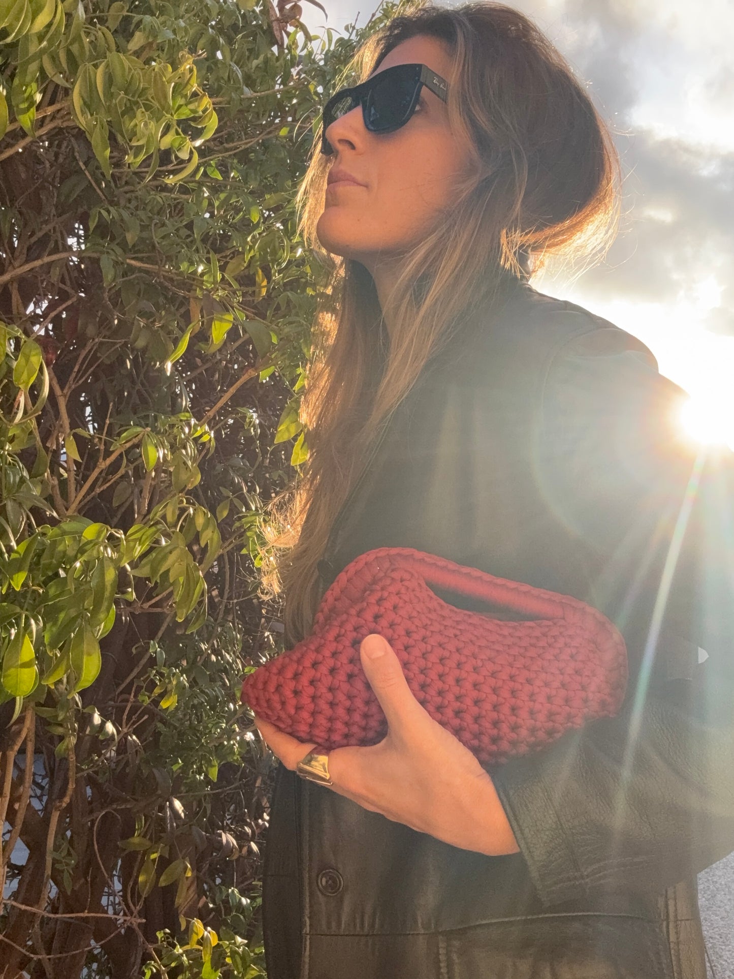 Borsa "Rossana" colore bordeaux