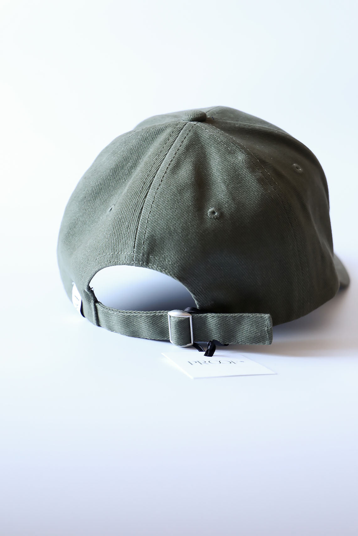 Cappellino in cotone verde oliva