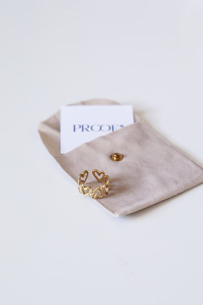 Anello cuoricini