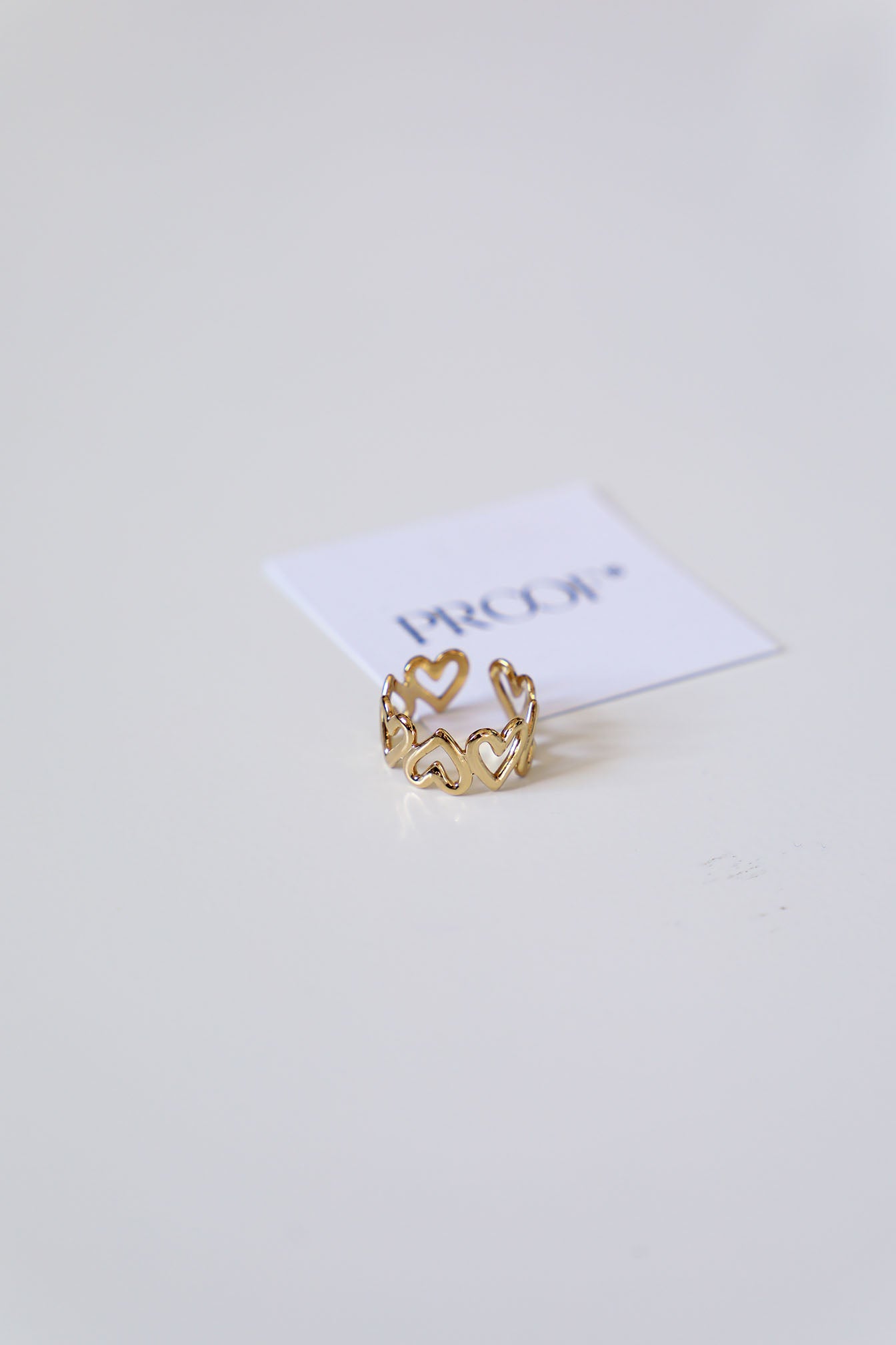 Anello cuoricini