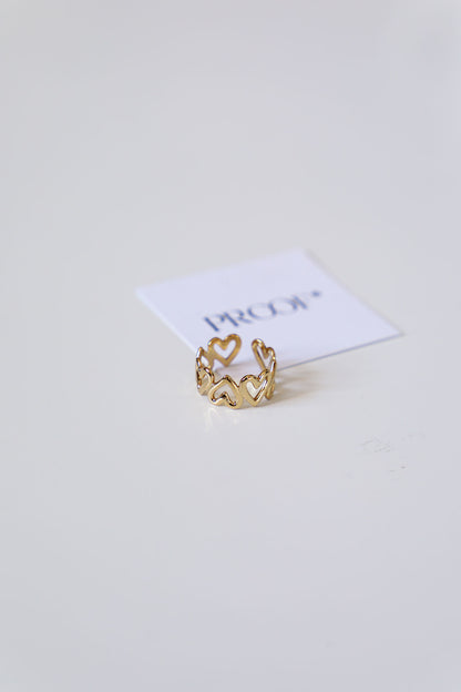 Anello cuoricini