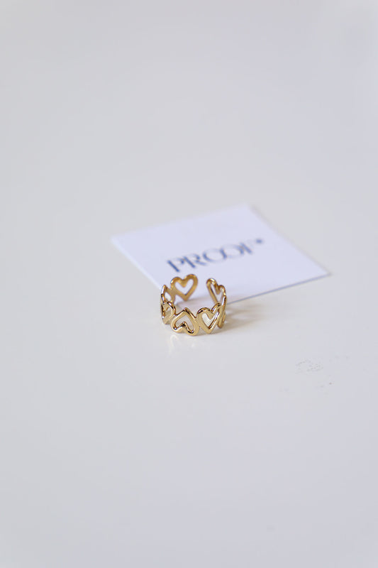 Anello cuoricini
