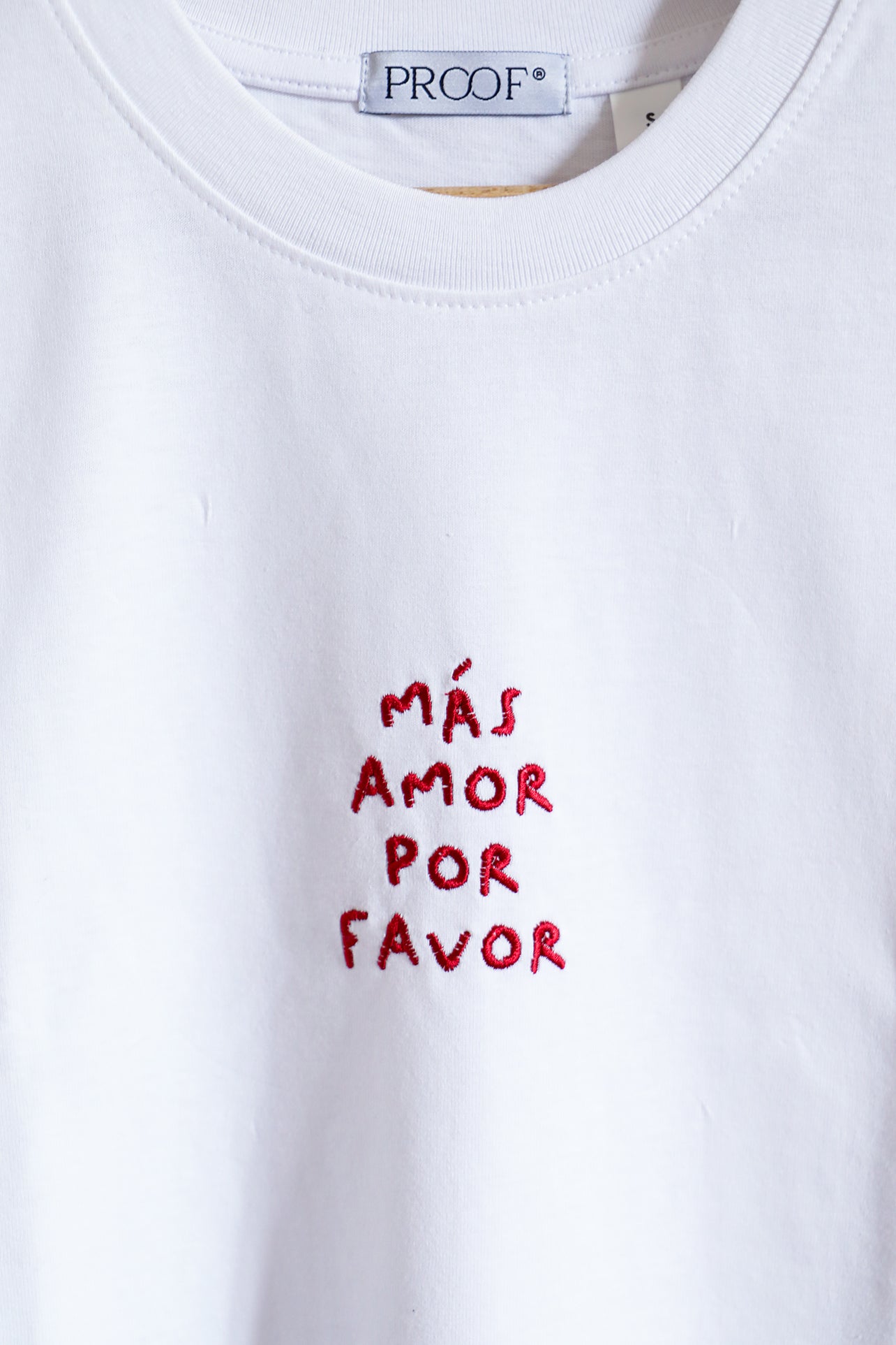 Tshirt "Mas amor por favor"