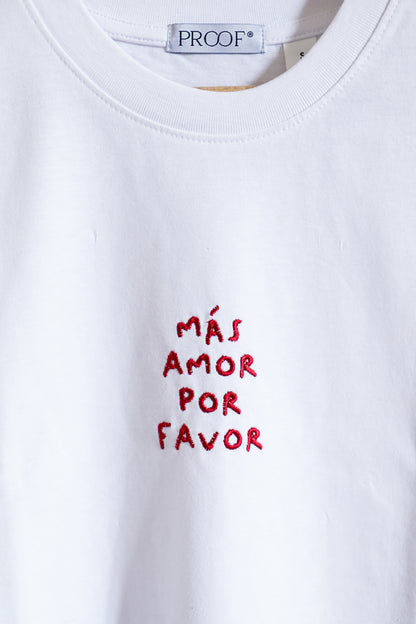 Tshirt "Mas amor por favor"