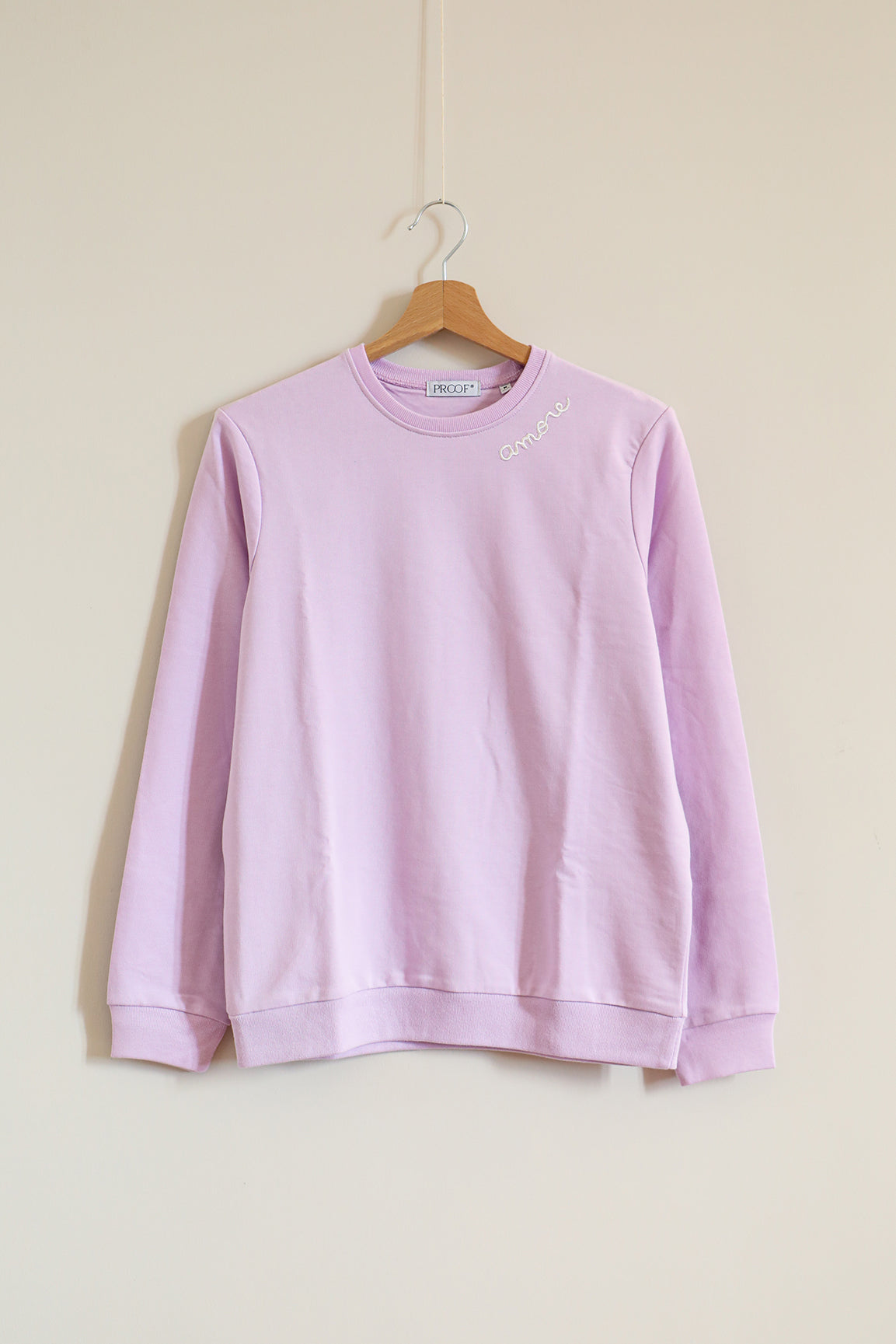 Felpa "Amore" color rosa candy