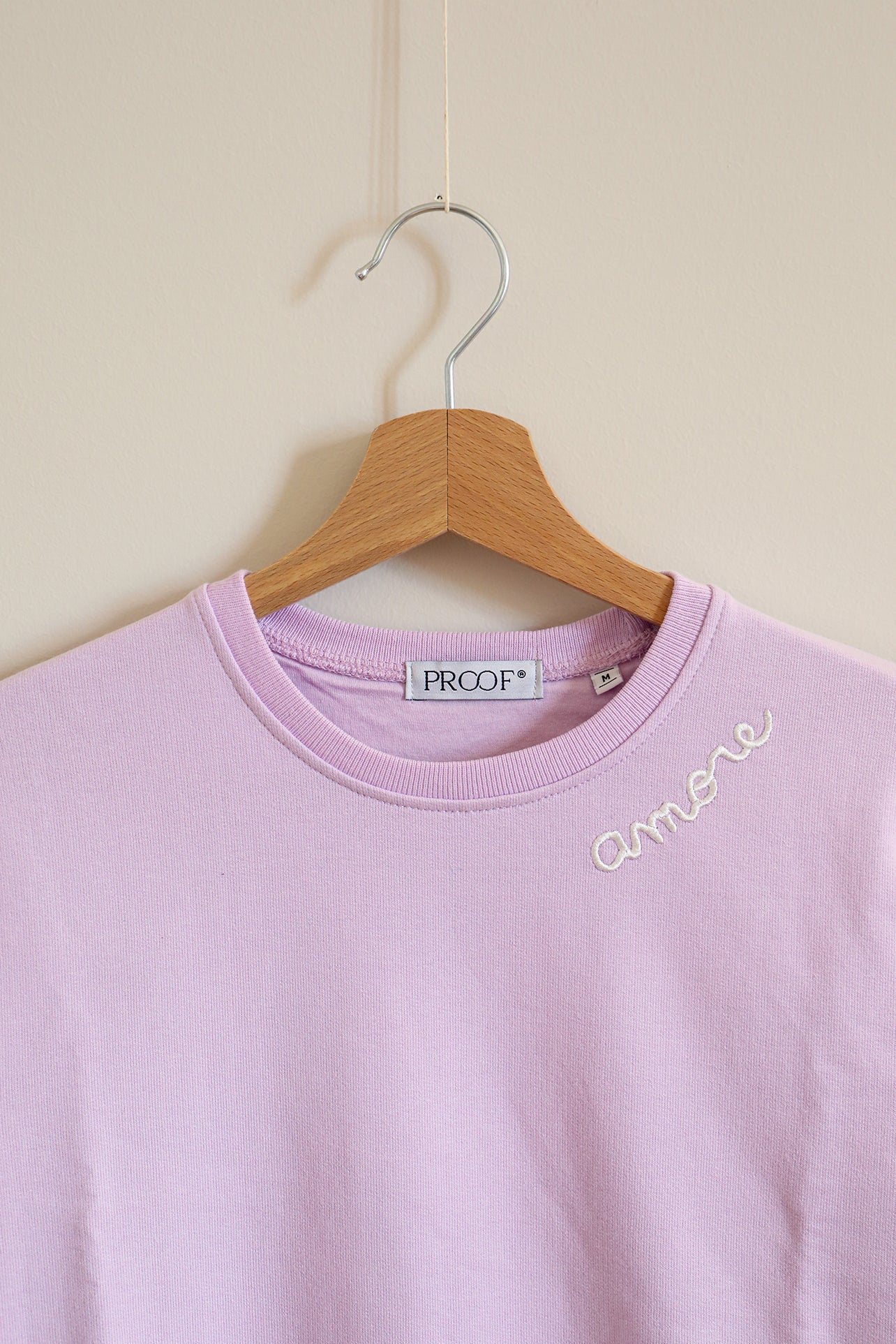 Felpa "Amore" color rosa candy