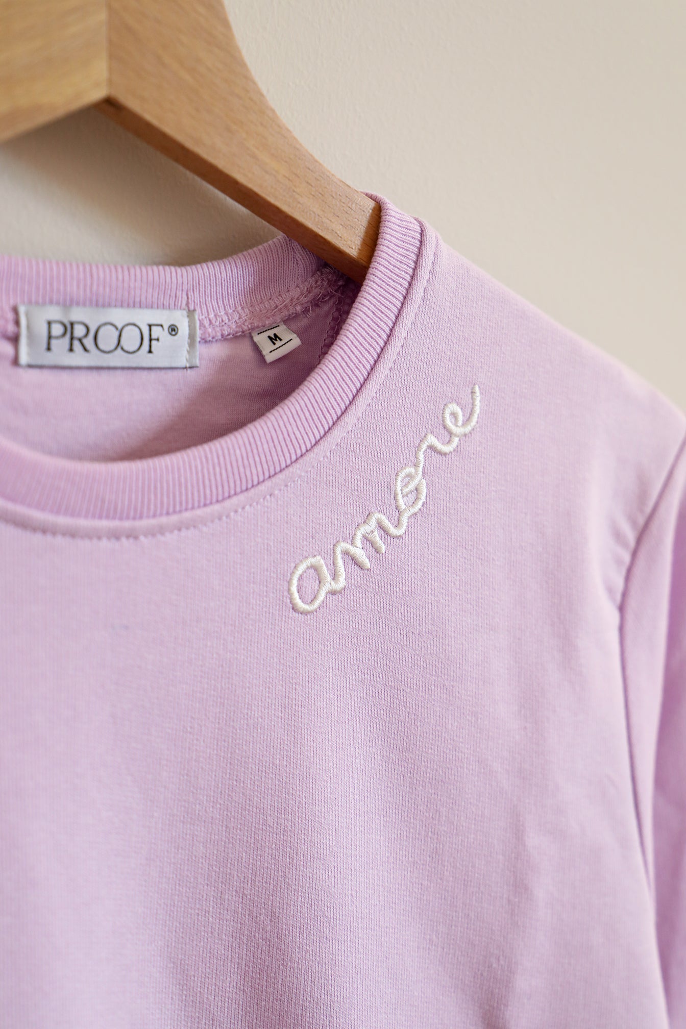 Felpa "Amore" color rosa candy