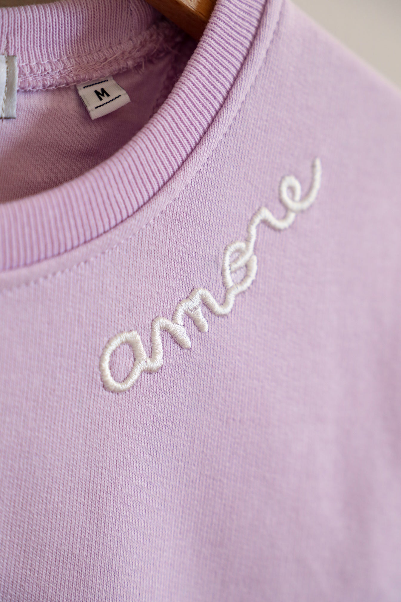 Felpa "Amore" color rosa candy