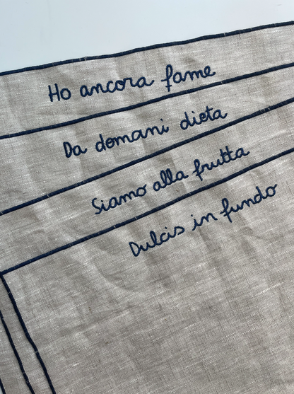 Set di 4 tovagliette a scelta