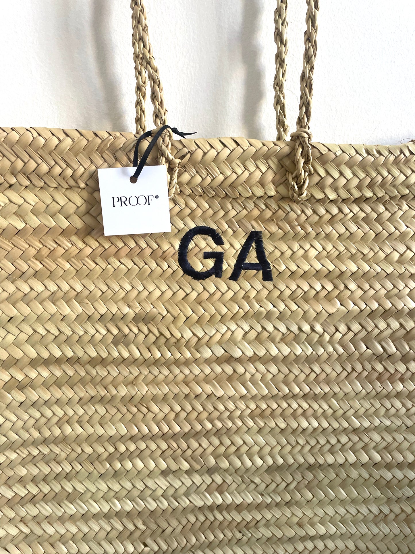 Shopper personalizzata in paglia