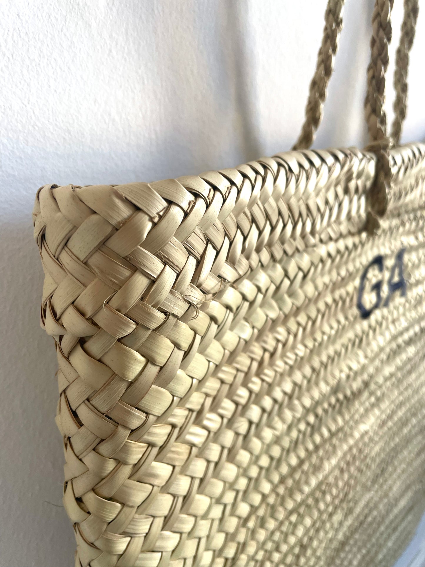 Shopper personalizzata in paglia
