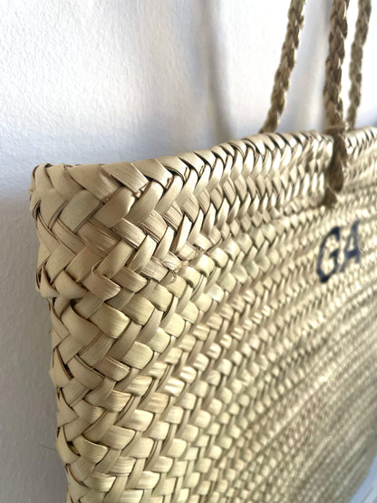 Shopper personalizzata in paglia