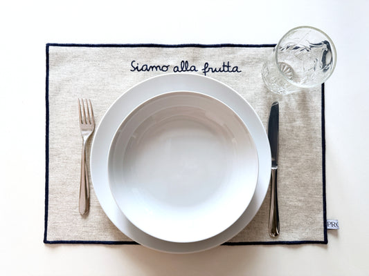 Tovaglietta "Siamo alla frutta"
