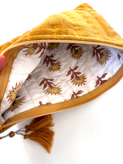 Vellutina con manico ocra