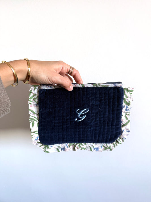 Vellutina con manico blu