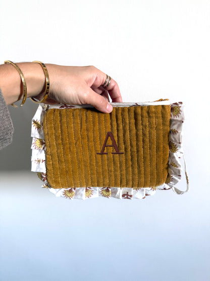 Vellutina con manico ocra