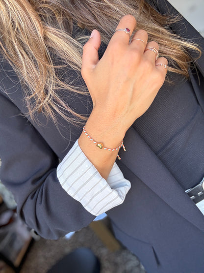 Bracciale cuoricino