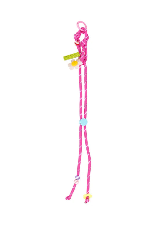 Portachiavi Happy flower fuxia