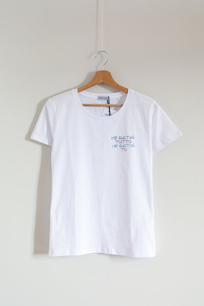 Tshirt "me gustas tutto me gustas tu"