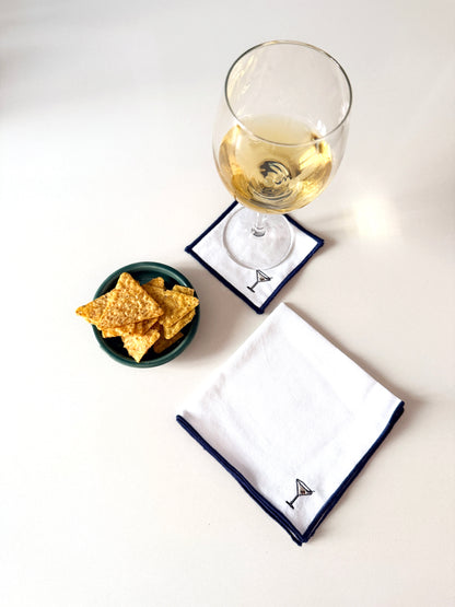 Set x6 tovaglioli da aperitivo