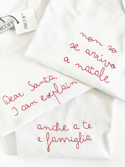 Tshirt "anche a te e famiglia" (Xmas edition)